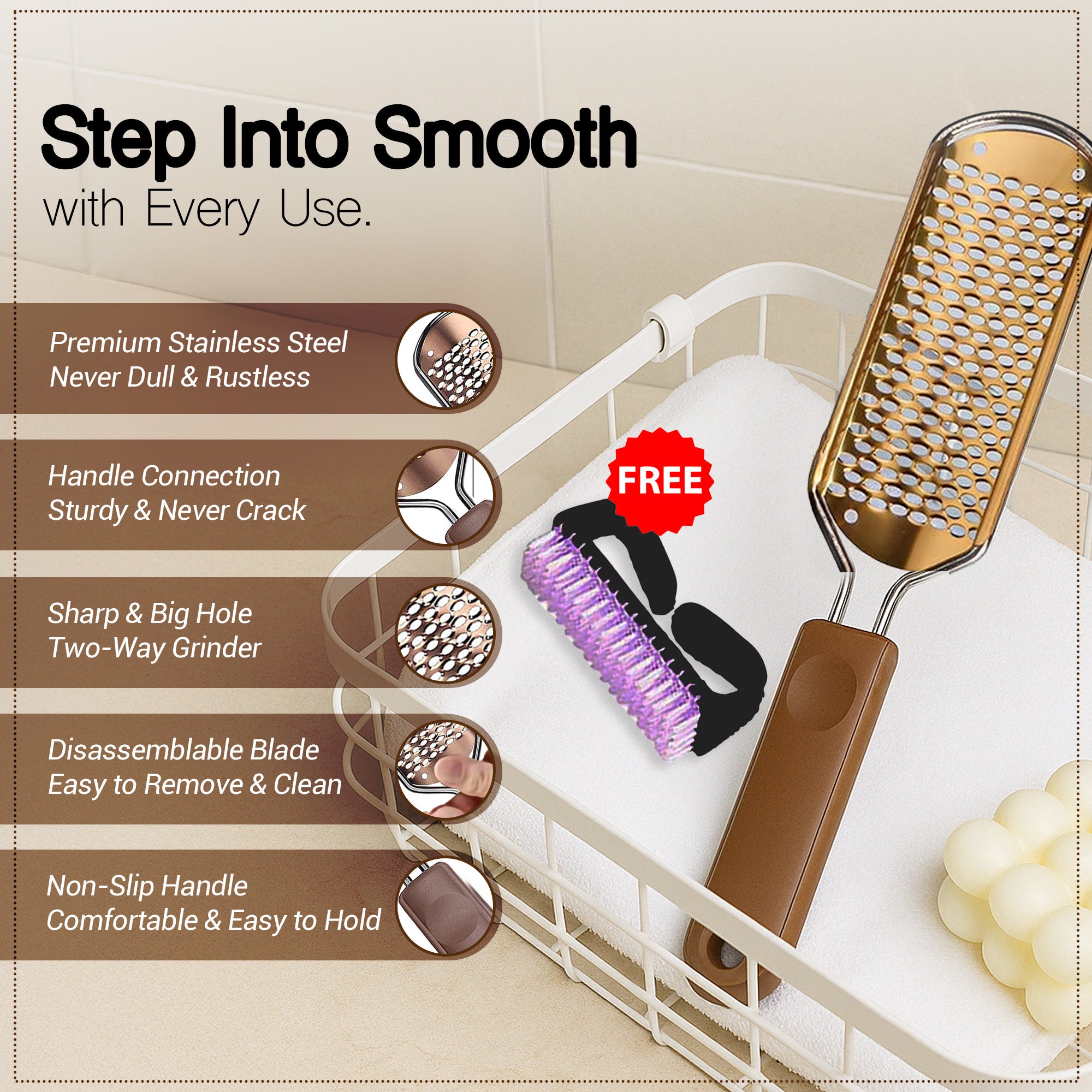 Dr Foot dead skin remover - Effortless pedicure