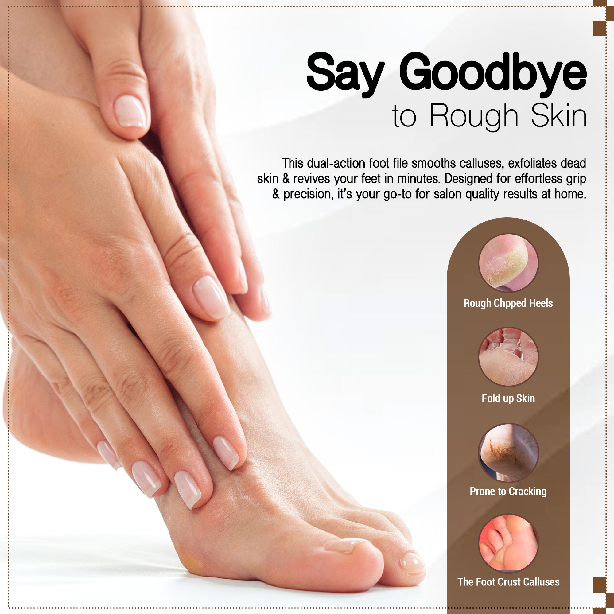 Dr Foot stainless steel filer - Travel foot care