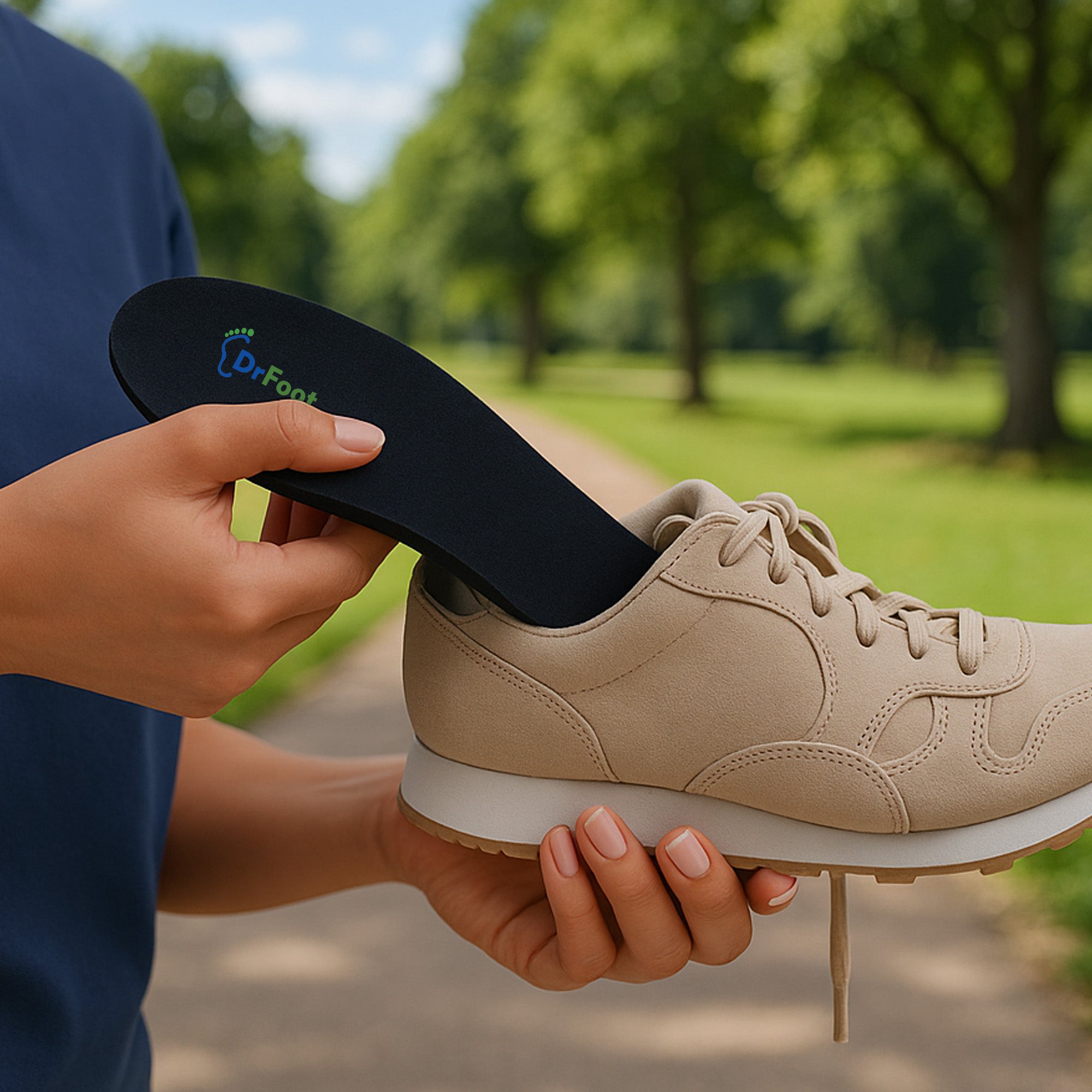 Dr Foot Dual Gel Insoles - Washable and reusable comfort