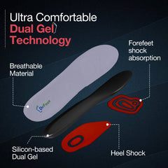 Dr Foot Gel Insoles - Cushioned support for flat feet