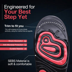 Dr Foot Gel Insoles - Perfect for office wear with arch support