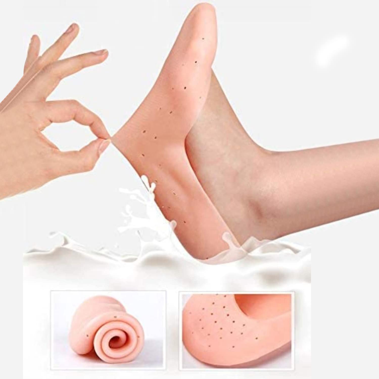 Dr Foot silicone moisturizer socks - spa experience at home