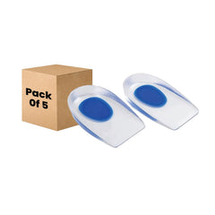 Dr Foot silicone gel heel cups - recovery support for active lifestyles