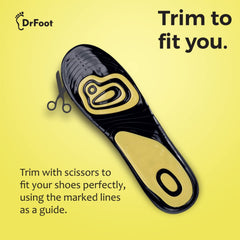 Dr Foot Gel Insoles - Comfortable Fit for Daily Wear