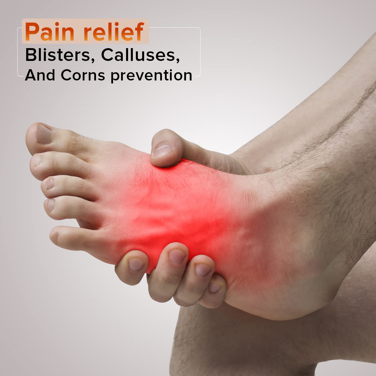 Dr Foot foot pads - versatile wear under any shoes