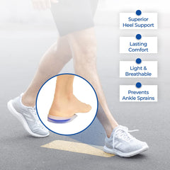 Dr Foot silicone gel heel cups - Great for walking or running