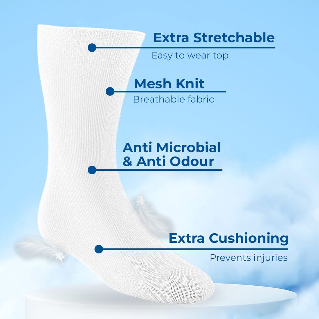 Dr Foot ankle length diabetic socks - for home relaxation