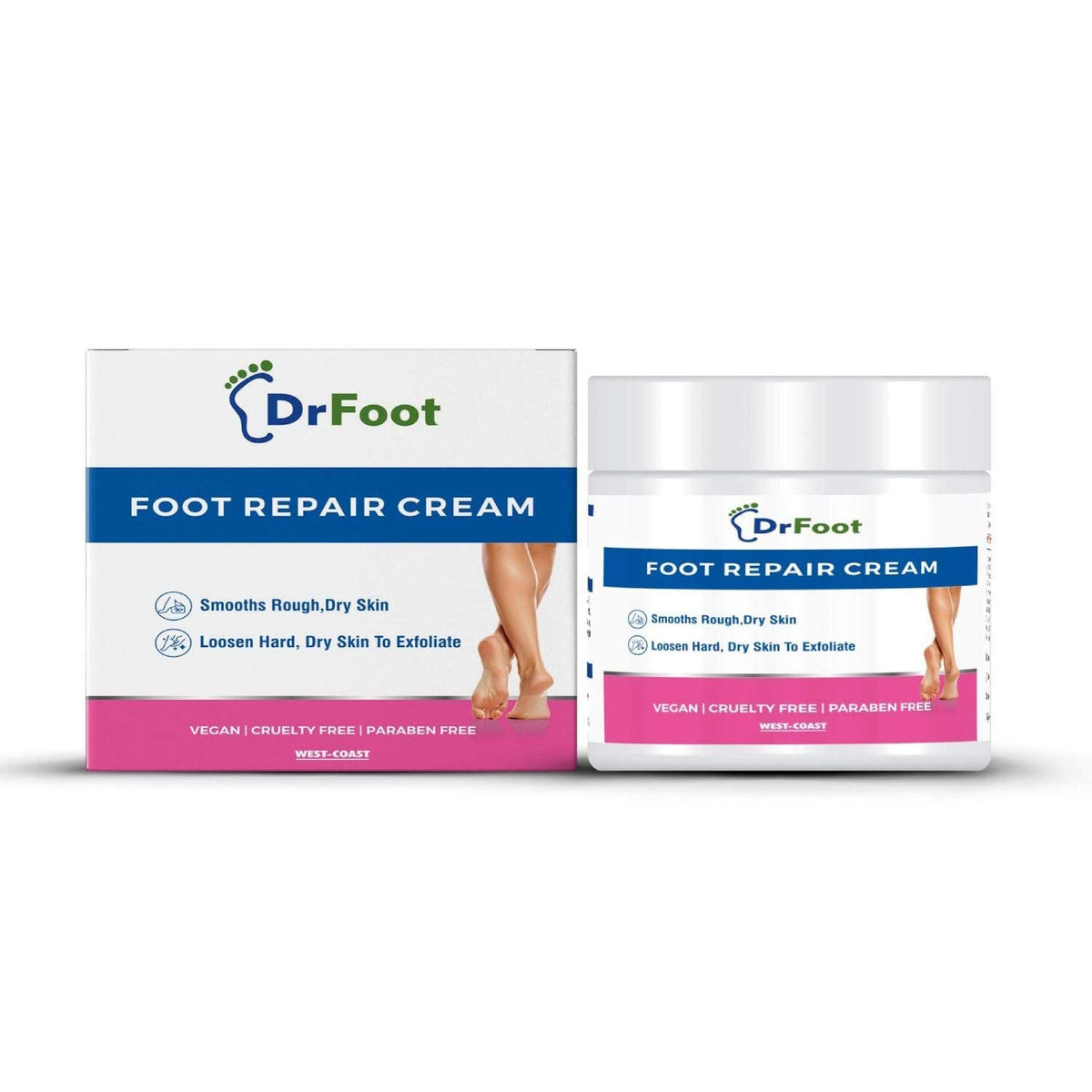 Dr Foot Foot Repair Cream, Foot Fungus, Dry Cracked Feet and Smelly Feet with Essential Oils - Tea Tree Oil, Antifungal Treatment Foot Repair - 100 gm