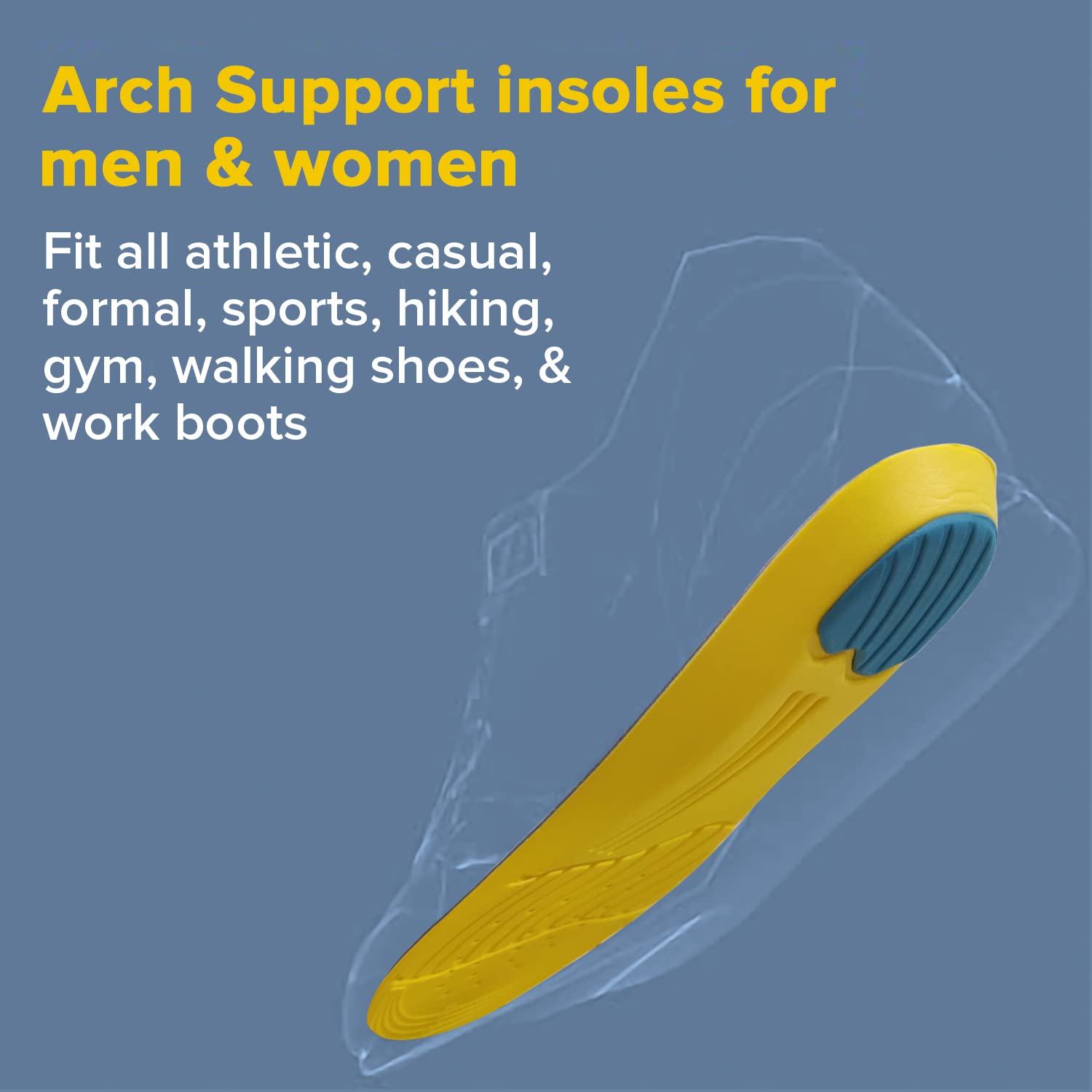 Dr Foot gel insoles - running shoes use
