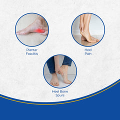 Dr Foot silicone gel heel cups - Comfortable for daily use