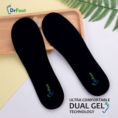 Dr Foot Dual Gel Insoles - Ideal for Hiking