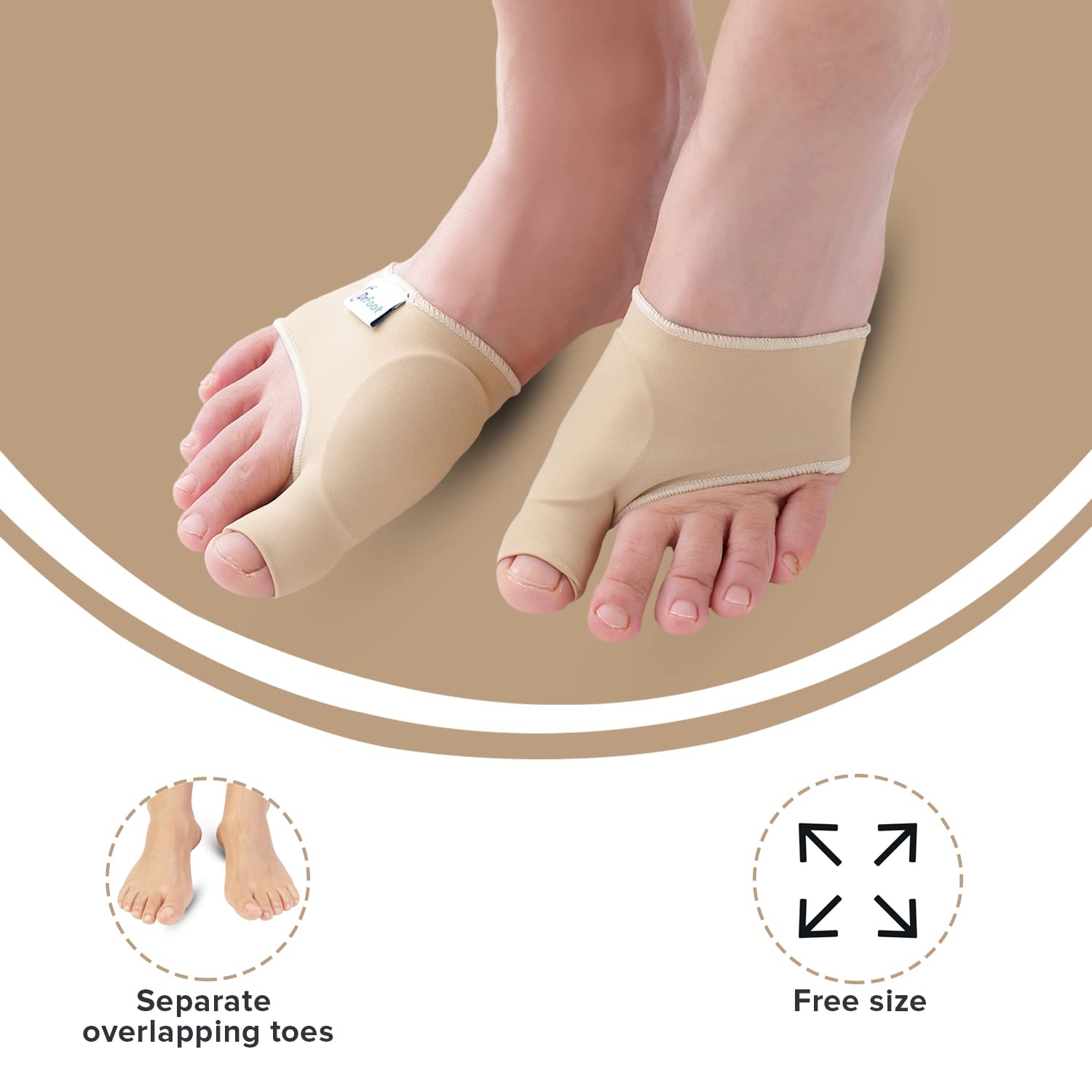 Dr Foot toe separator - comfortable foot alignment