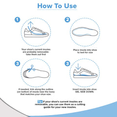 Dr Foot massaging gel insoles - pain relief