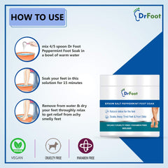 Dr Foot Epsom Salt Foot Soak - Pamper your tired feet