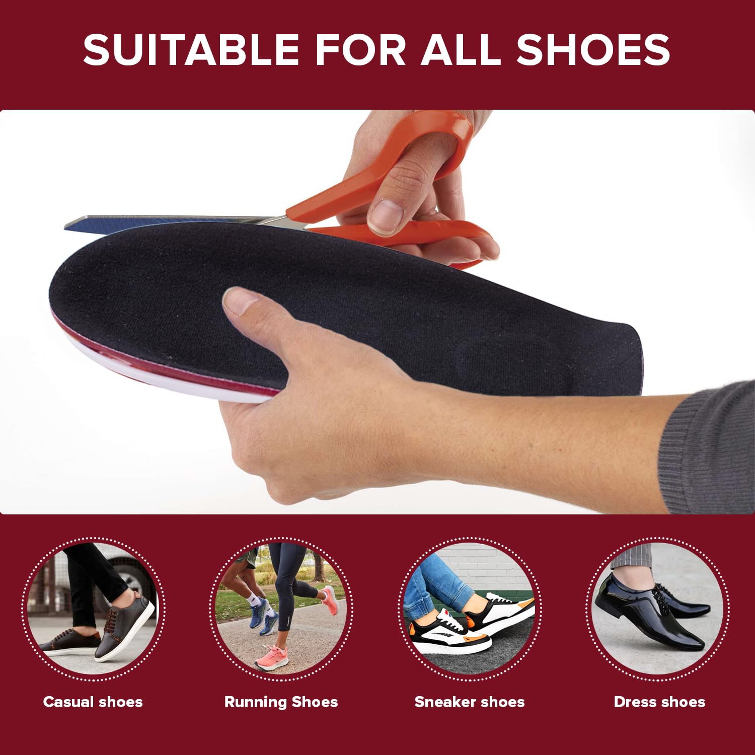 Dr Foot gel insoles - perfect for office use
