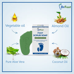 Dr Foot foot scrub soap - moisturizing for all skin types