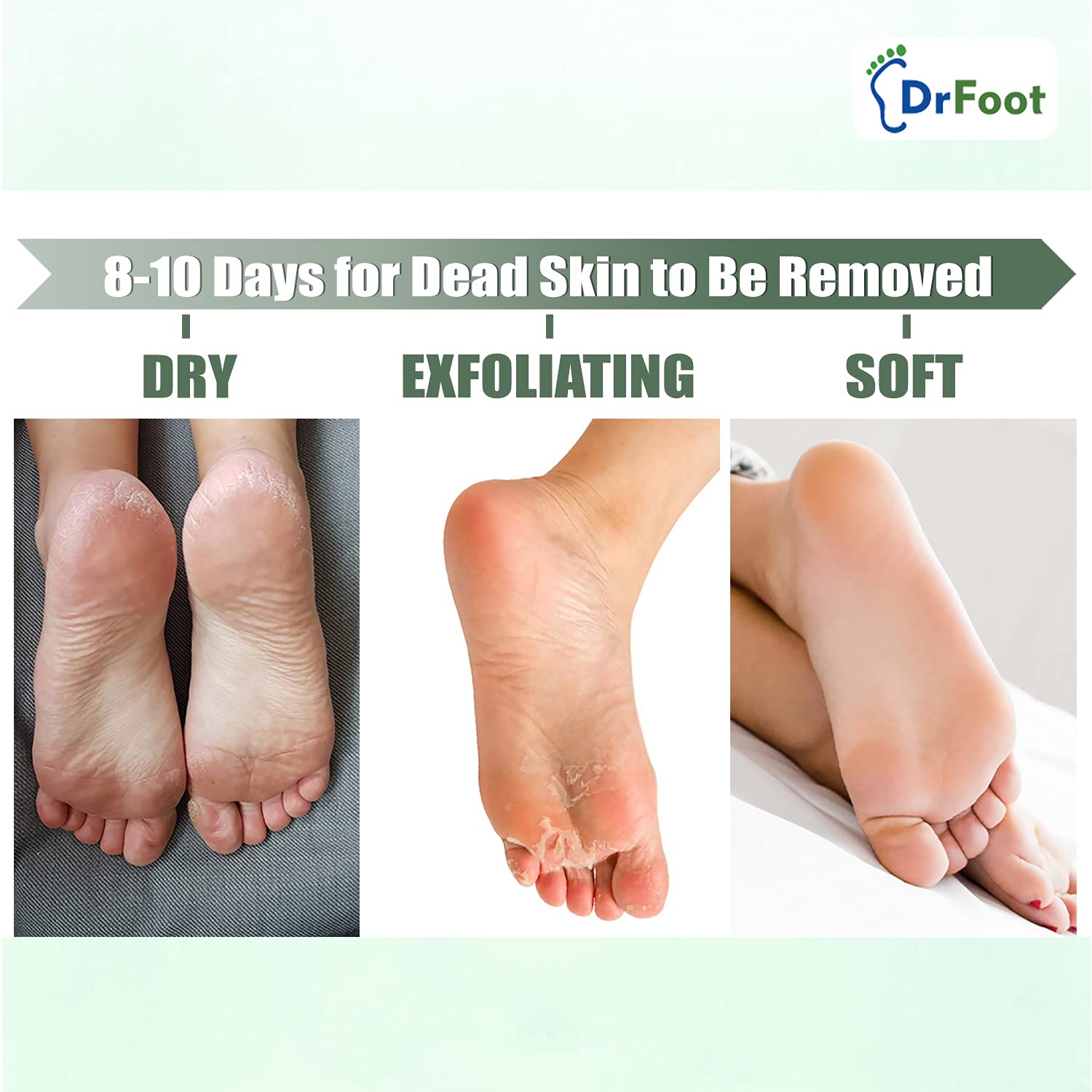 Dr Foot exfoliating foot mask - home spa experience