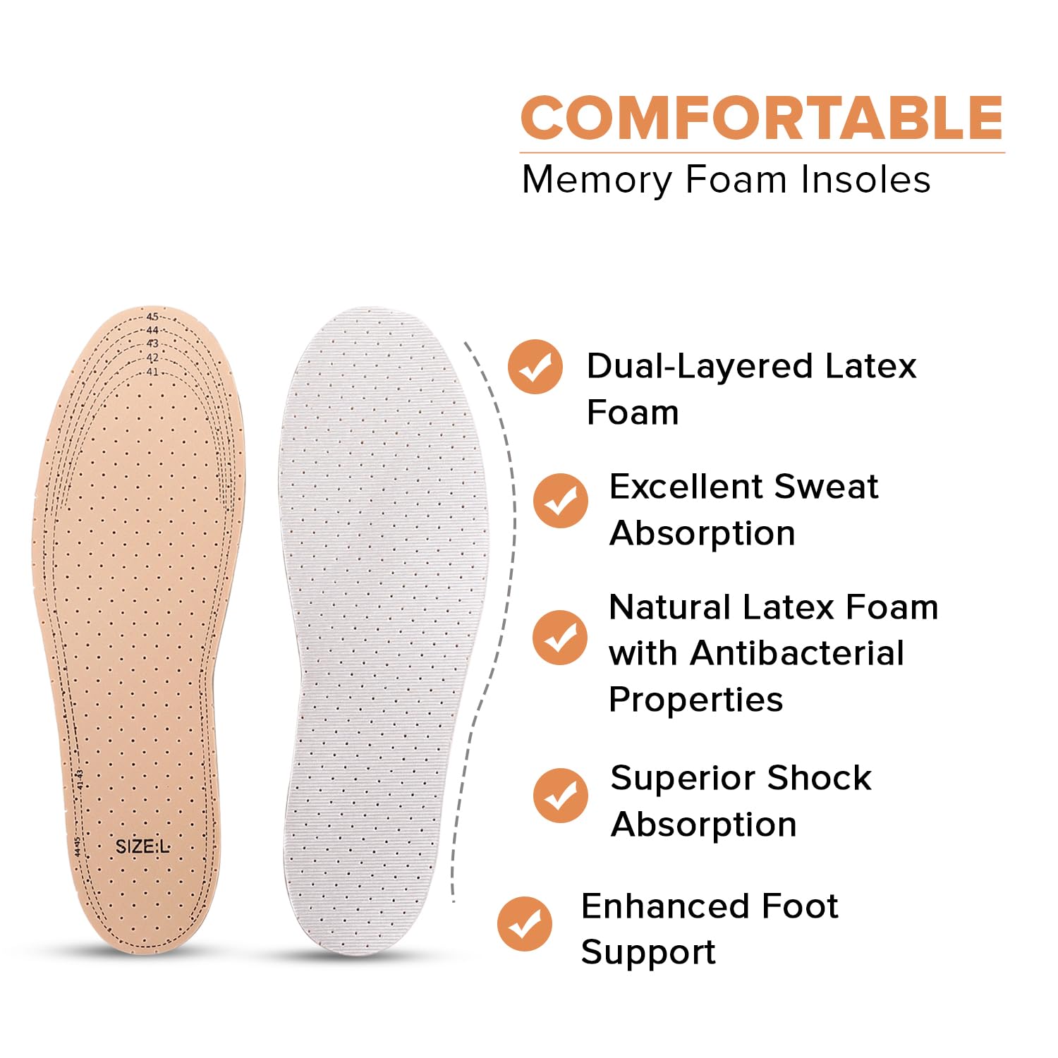 Dr Foot height insoles - Casual outing essential