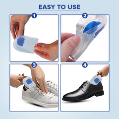Dr Foot gel heel cups - shock absorption for work boots