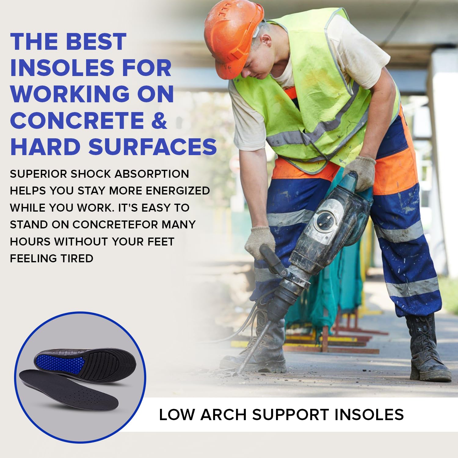 Dr Foot shoe insoles - Ideal for gym activities