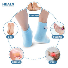 Dr Foot Silicone Gel Heel Socks - Perfect for workouts