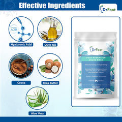 Dr Foot foot peel mask - soothing relief for cracked heels
