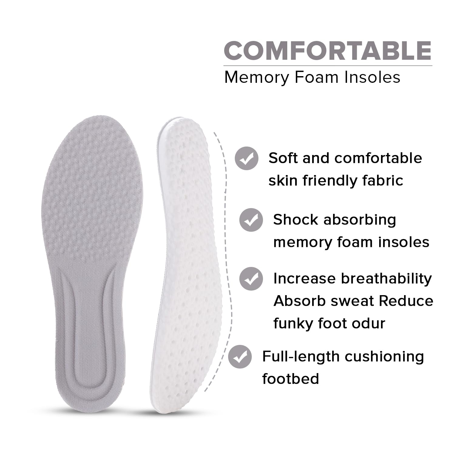 Dr Foot Air Pillow Insoles - Casual Outings