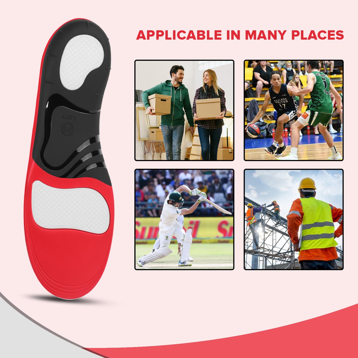 Dr Foot insoles - moisture-wicking for gym sessions