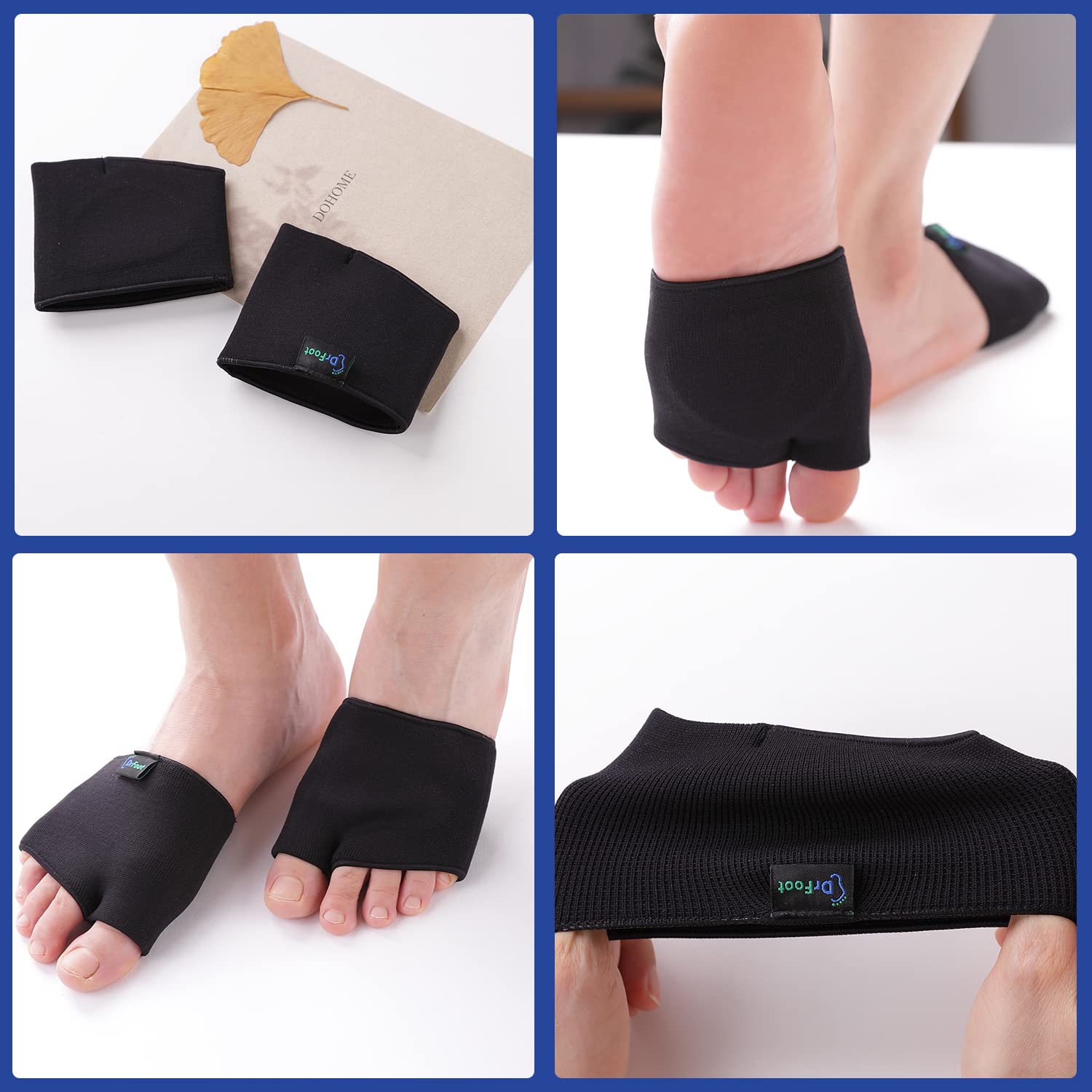 Dr Foot forefoot gel sleeves - pain relief for metatarsalgia
