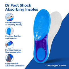 Dr Foot comfort insoles - moisture-wicking properties demonstration
