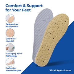 Dr Foot odor-fighting insoles - casual outings
