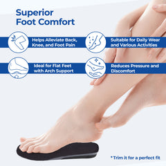 Dr Foot versatile insoles - wear them with any shoes