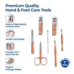 Dr Foot blush pink manicure tools - stylish and durable