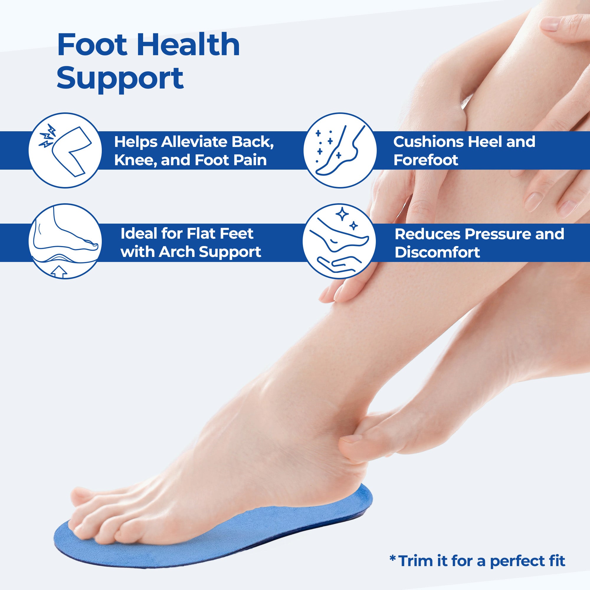 Dr Foot Orthotics - Pain relief insoles for all shoe types.
