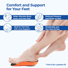 Dr Foot gel insole - Reducing pressure on knees