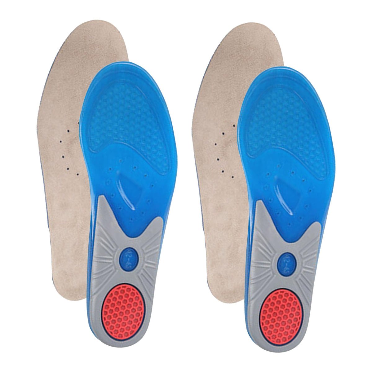 Dr Foot large insoles - effective shock absorption in sneakers