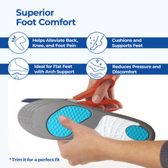 Dr Foot insoles - Pain relief for daily wear shoes