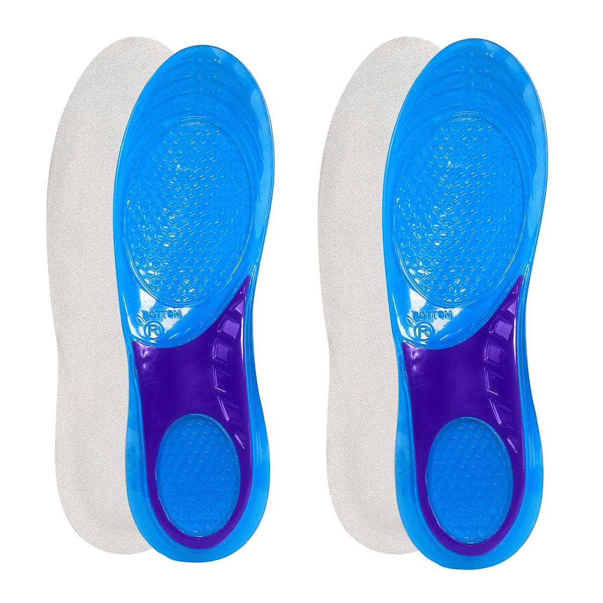 Dr Foot massaging gel insoles - light and breathable in use