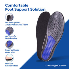 Dr Foot insoles for men - support during gym workouts