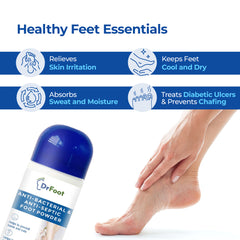 Dr Foot Odor Fighting Foot Powder - Odor-free feet for sports