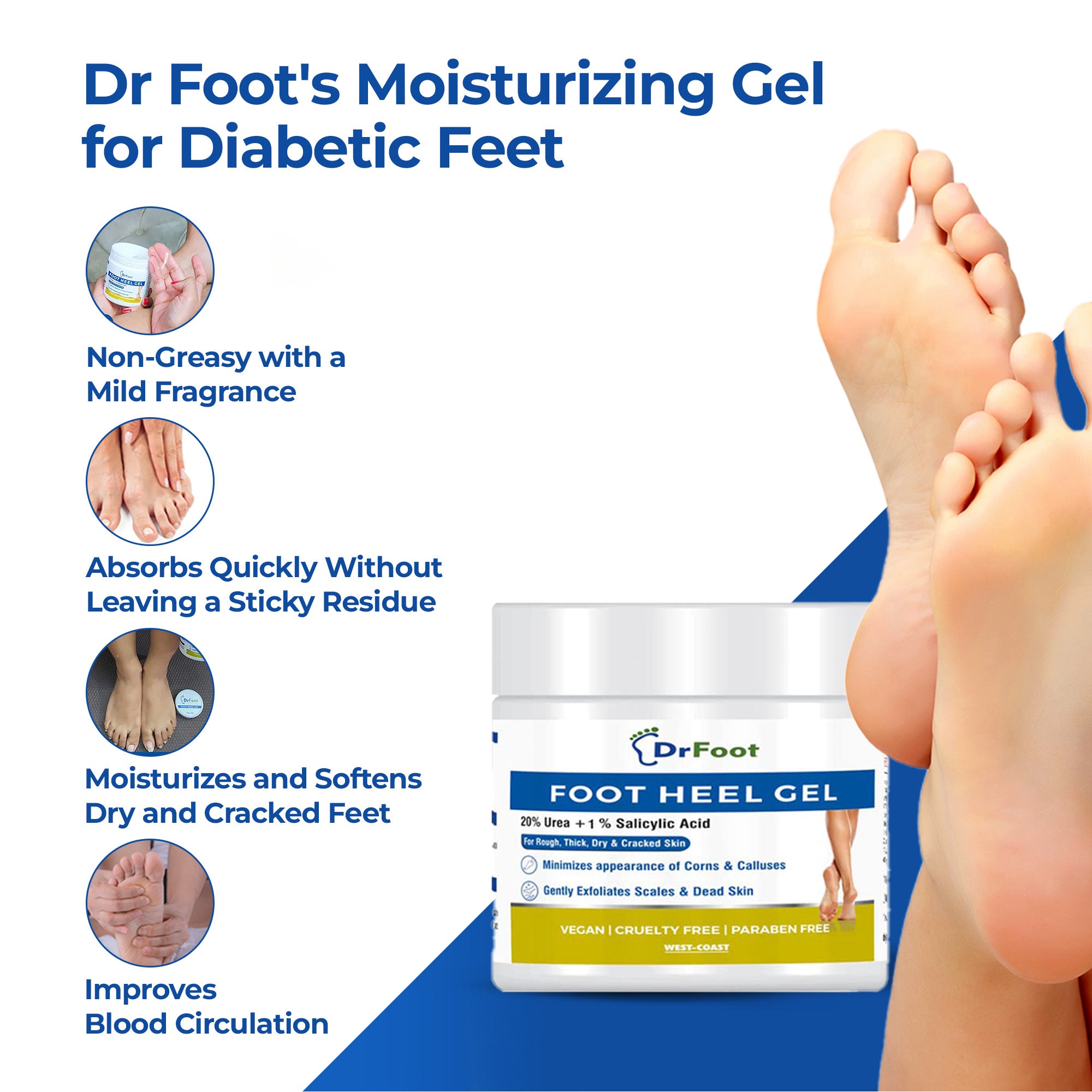Dr Foot foot cream - fast-absorbing formula