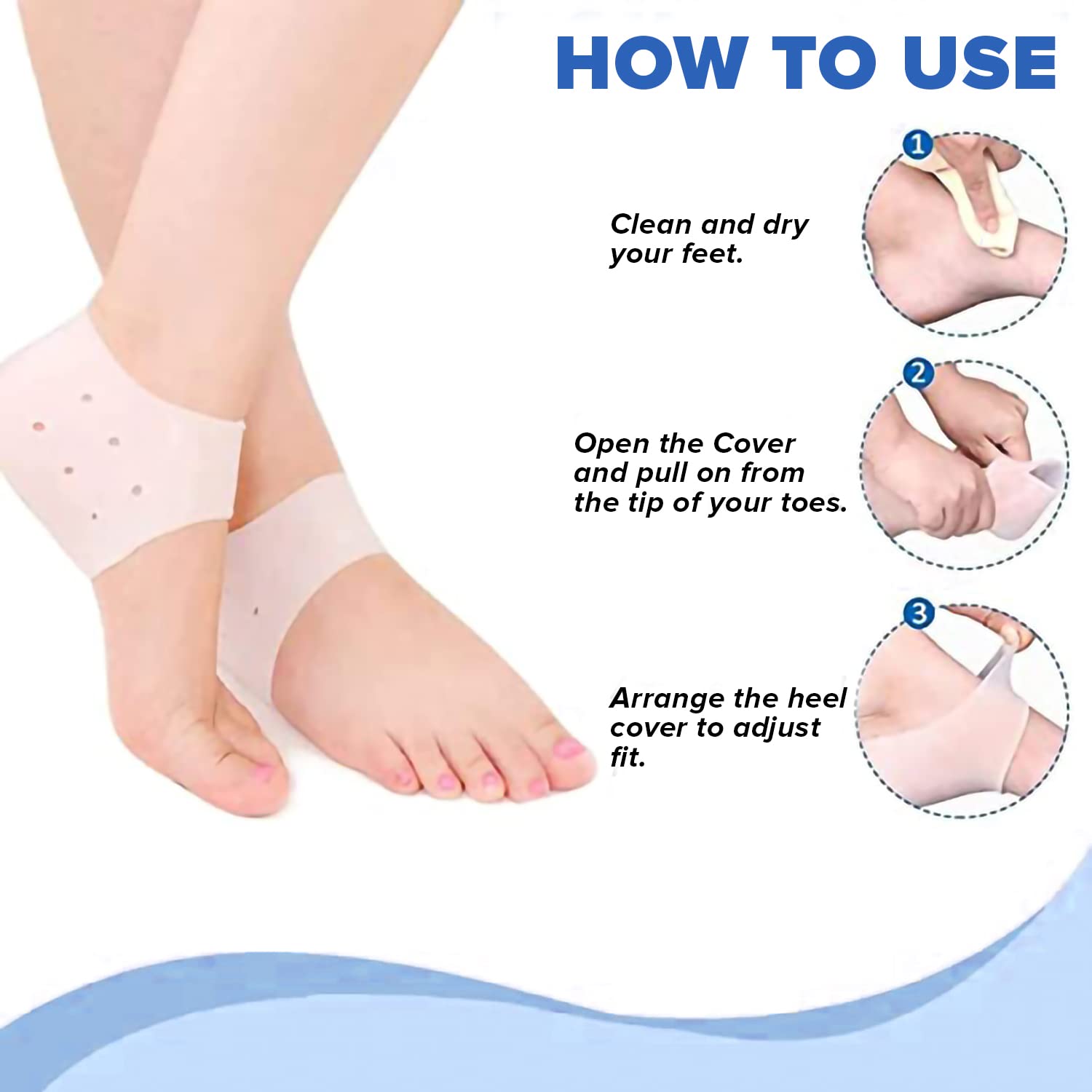 ZenToes Moisturizing Heel Socks Gel Lined to Heal and Treat Dry, Cracked  Heels While You Sleep - YouTube