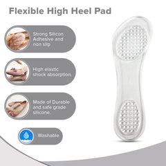 Dr Foot High Heel Relief Insole | Comfort and Support for High Heels | Relief Foot Pain From High Heel | Specifically For Women - 1 Pair