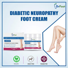 Dr Foot Diabetic Neuropathy Foot Cream L-Arginine & Dimethicone Improves Blood Circulation, 100 g