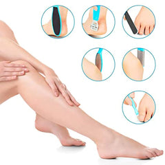 Dr Foot Pedicure Tools for Feet - 8 in 1 Pedicure Kit | Foot Scrubber for Dead Skin, Callus Remover, Foot Scraper, Foot File, Pitchfork, Filer for Nail Repair - 1 Set (Pack of 10)