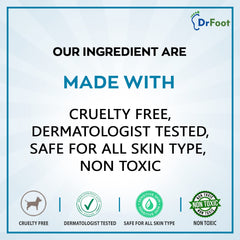 Dr Foot Athlete’s Foot Cream, Especially for the Athlete’s Feet, With the Goodness of Tea Tree Oil, Menthol Oil, Coconut Oil, Neem Oil, Apple Cider Vinegar, Vitamin E Oil - 100GM