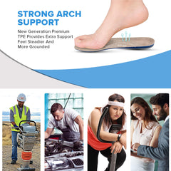 Dr Foot Orthotics Insole | Heavy Duty Support Insoles for Maximum Comfort and Stability | With Shock Absorption | All Day Comfort in Casual Shoes, Sneakers | For Men & Women - 1 Pair (XL Size)