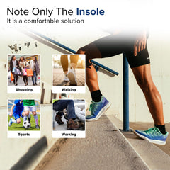 Dr Foot Running Insoles | For Running, Walking, Sport Activities | Optimal Support and Comfort for Runners | Breathable and Comfortable For Enhanced Performance | For Men & Women - 1 Pair (Small Size)