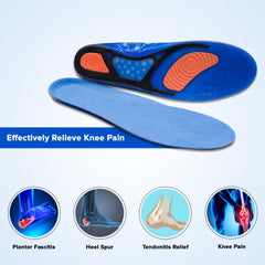 Dr Foot Orthotics for Knee Pain Insoles | Heel Support, Stabilization and Foot Position Correction| Reduce Discomfort and Improve Support for Aching Knees | For Men & Women - 1 Pair - (Large Size)