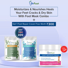 Dr Foot Foot Mask Combo Get Foot Repair Cream Free
